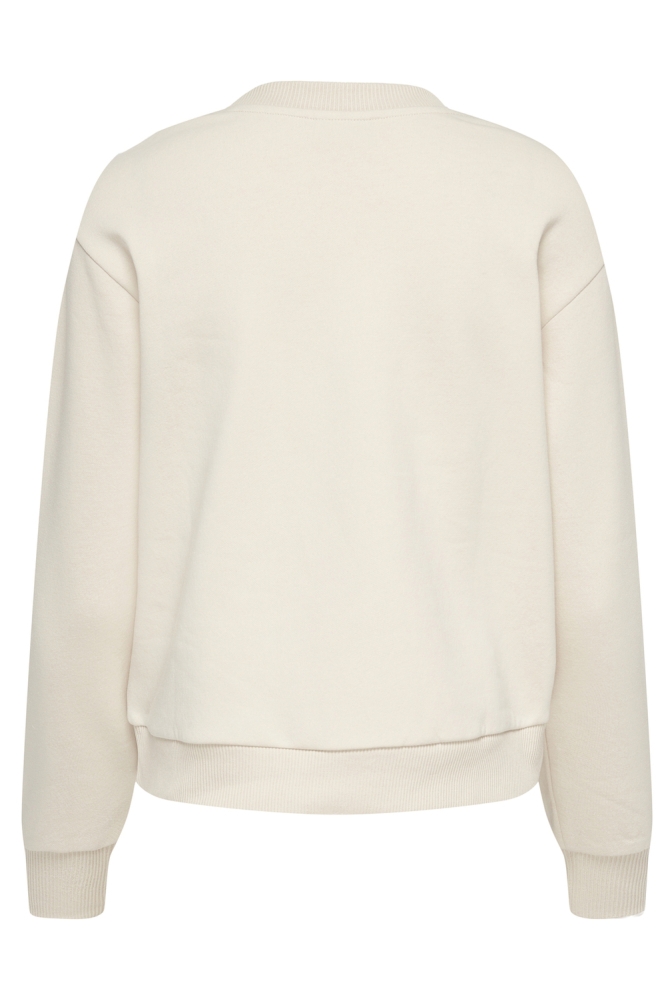 JDYPARIS L/S EMB SWEAT JRS NOOS 15221015 TAPIOCA/PARIS HEAR